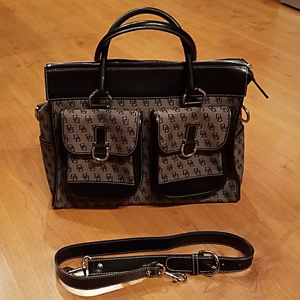 Dooney and Bourke Double Pocket Tote